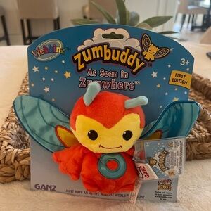Ganz Webkinz Zumbuddy Zoro First Edition With Sealed Code New